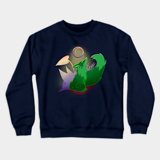 New Moon Fox Crewneck Sweatshirt